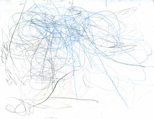 A child's drawing.