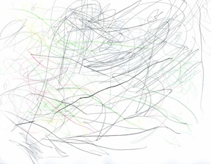 A child's drawing.