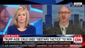 Ari on CNN in 2016