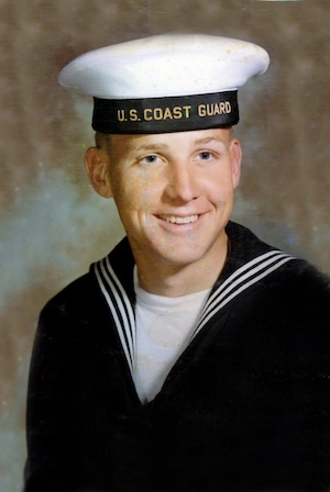 Bill Masters in his Coast Guard uniform, 1971.