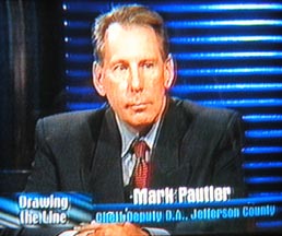 Mark Pautler on the set with Reggie Rivers.