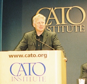 Bill Masters speaking at the Cato Institute.