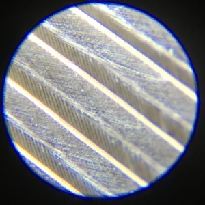 Magnified image of feather.